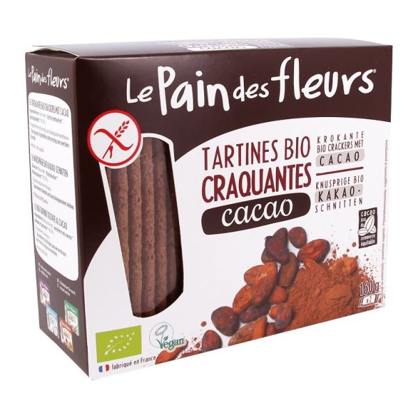 PAIN DE FLEURS SANS CACAO SANS GLUTEN BIO 160 gr