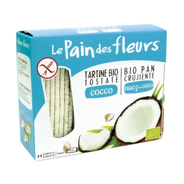 PAIN DE FLEURS A LA NOIX DE COCO SANS GLUTEN BIO 150 gr