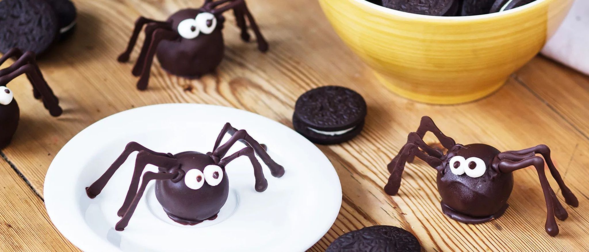 Arañas de Trufa De Chocolate De Halloween Sin Gluten