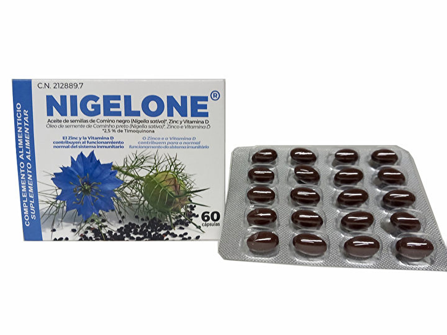 Beneficios de Nigelone®: Con Aceite de Comino Negro, Zinc y Vitamina D3