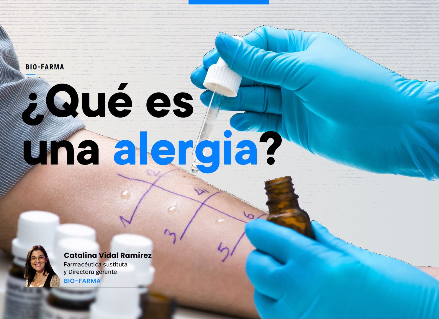 What is an allergy? Article by Catalina Vidal Ramírez in PMFarma